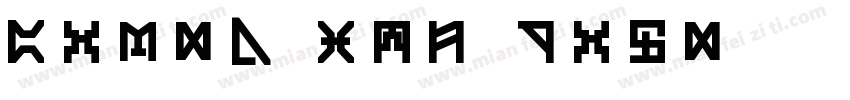 Gorda-ITV Bold字体转换